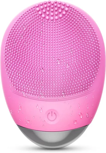 Cepillo de limpieza facial, 3 en 1, limpiador facial eléctrico de silicona suave impermeable, recargable por USB, IPX7, resistente al agua, cepillo