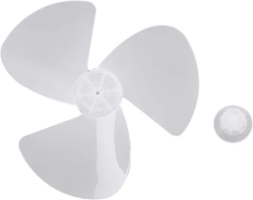 Miniatura 9 de 16 inch Plastic Fan Blade with Nut Cover for Household Fans Black 16 Inch Plastic Fan Blade 3 Leaves Fan Blade Replacement for Household