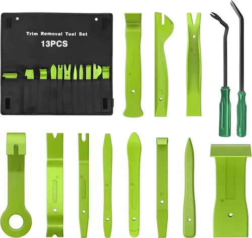 Miniatura 16 de GOOACC Kit de 5 piezas de herramientas de extracción de molduras de nylon para automóviles, kit de herramientas de extracción sin rayar para panel