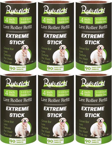 Recambios de rodillo de pelusa de 4 pulgadas compatibles con Evercare y otros rodillos de pelusa con un diámetro interno de 1 1/2 pulgadas,