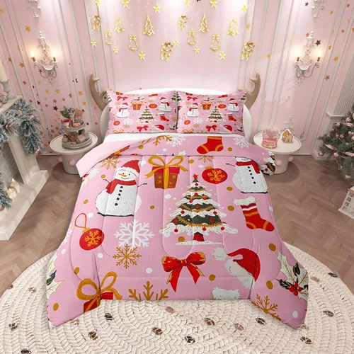 Miniatura 7 de Erosebridal Edredón de Halloween, edredón de otoño con hojas de plumón para dormitorio, decoración de sala de estar, farol de calabaza, juego
