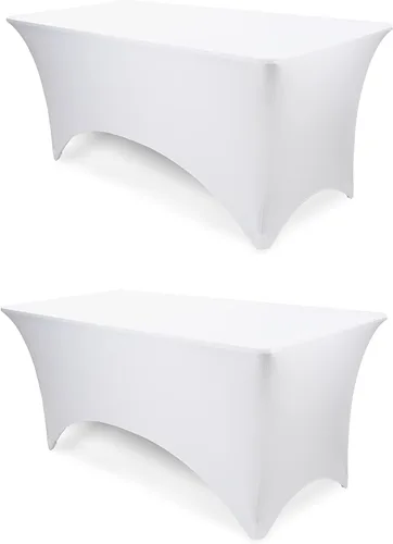 Miniatura 12 de Pomp Mantel elástico de elastano color antracita de 4 pies, resistente a las arrugas y a las manchas, tela de alta calidad de fácil cuidado, se