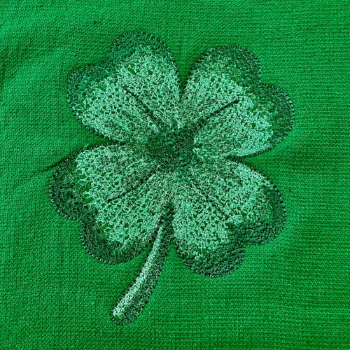Miniatura 2 de Serafina Home Toallas de cocina de mano para invitados de baño irlandeses del día de San Patricio: suave y absorbente bordado, diseño de trébol