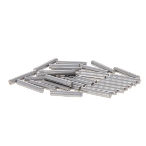 Miniatura 36 de MroMax 100 pasadores cilíndricos de acero inoxidable 304 M1.0.197 x 0.236 in, clavijas de soporte de estante para dispositivos metálicos