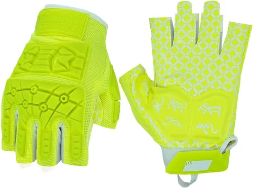 Miniatura 10 de Seibertron Lineman 2.0 - Guantes de fútbol para receptores con palma acolchada, protección contra impactos TPR flexible en la parte posterior
