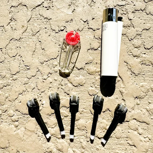 Miniatura 6 de Piezas de mecanismo de encendedor de barril de piedra de pedernal de rueda de repuesto compatible con mechero Clipper un lote de 5