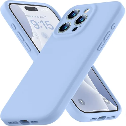 Miniatura 12 de Funda compatible con iPhone 13 de 6.1 pulgadas, de silicona líquida premium [forro de microfibra suave antiarañazos], goma de gel, protección Uva
