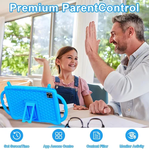 Miniatura 5 de Tableta para niños de 10 pulgadas, Android 14, tableta para niños de 3-7 octa-core 10GB+64GB, pantalla HD de 1280 x 800, controles parentales