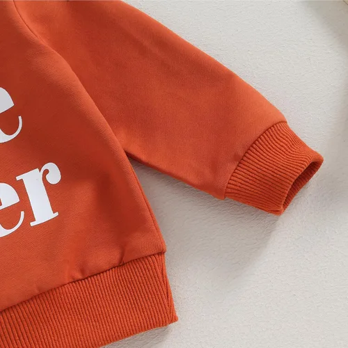 Miniatura 3 de CIYCUIT Conjunto de 3 piezas de sudadera de margaritas + pantalones + diadema, ropa infantil de otoño e invierno