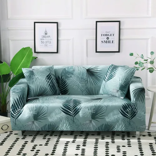 Miniatura 2 de HOOBUY Funda de sofá estampada, Funda elástica para sillón, funda de sofá biplaza con patrones para sillón con cojines de 2 plazas, Juego de sofá Bx