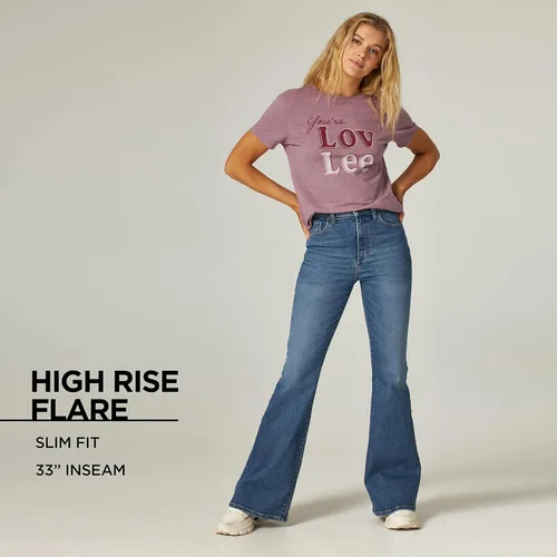 Miniatura 6 de Lee Jeans acampanados de tiro alto para mujer