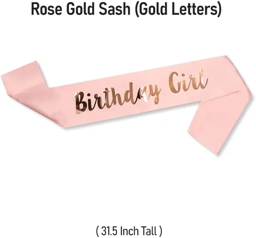 Miniatura 7 de Decoraciones de fiesta de cumpleaños número 41 para ella, suministros de oro rosa, juego grande con pancarta de cumpleaños y globos de 41 dígitos
