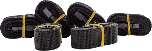 Miniatura 2 de iCOVER IBCA0003 - Correas de amarre ajustables de liberación rápida de 67 pulgadas (5 pies 7 pulgadas) de largo x 1 pulgada de ancho, macho+bucle, 6