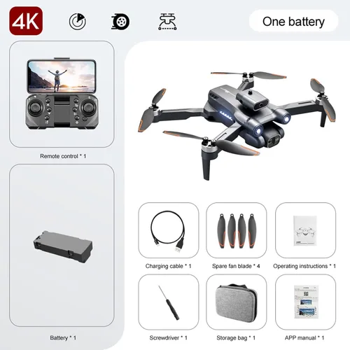 Miniatura 9 de GoolRC Drone con cámara para adultos 4K UHD, Mini RC FPV Dron, RC Quadcopter con evitación de obstáculos, posicionamiento de flujo óptico, cámaras