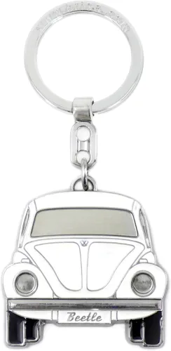 Miniatura 7 de BRISA VW Collection - Llavero Accesorio Portallaves de metal esmaltado Volkswagen con diseño de Beetle Bug, Amarillo, Talla única