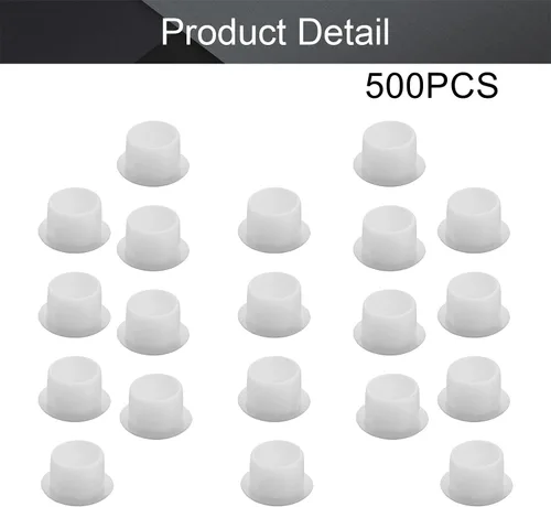 Miniatura 4 de MroMax 20 tapas de rosca para cubrir tubos de plástico de 0.39 pulgadas de diámetro de agujero de 0.39 pulgadas, tapones para agujeros de clavija