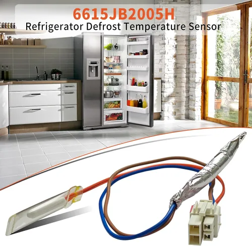 Miniatura 6 de 6615JB2005H Sensor de temperatura de descongelación para refrigerador y congelador LG Kenmore reemplaza 1266868 AP4438477 PS2451792 EAP2451792