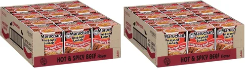 Miniatura 13 de Maruchan Fideos Ramen Instant Lunch con sabor a queso cheddar, sopa de fideos instantáneos estilo japonés, comida rápida y fácil, taza de 2.25 onzas