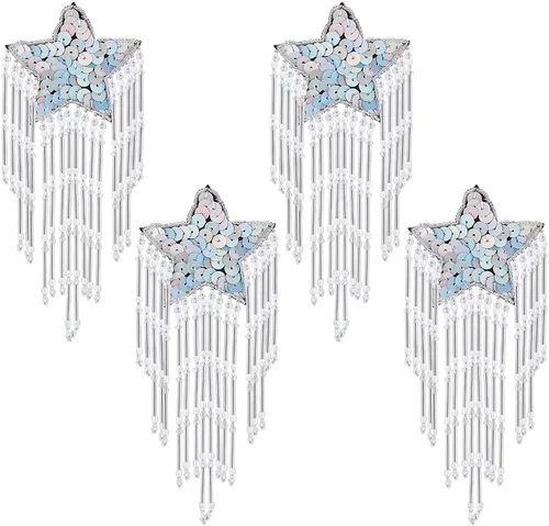 Miniatura 9 de INFUNLY Parches de cuentas de diamantes de imitación de corazón para Halloween, decoraciones rojas de 3 estilos, hechos a mano, parches de cristal