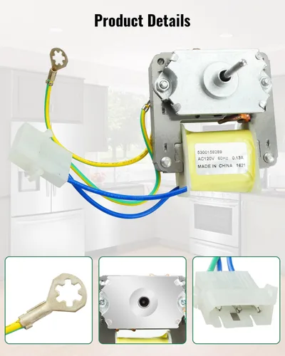 Miniatura 3 de 5300158289 El motor del ventilador del evaporador del refrigerador reemplaza AP2134901 2539758091 218322200 218661700 218718403 218878700 218878701
