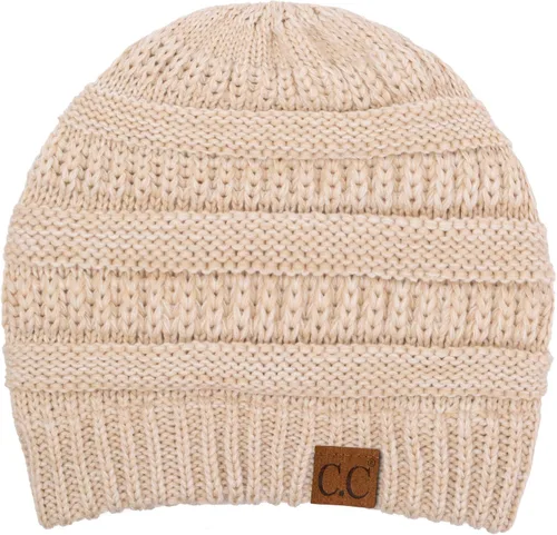 Miniatura 253 de C.C Trendy Warm Chunky Soft Stretch Cable Knit Beanie