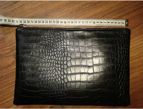 Miniatura 8 de Bolso de piel sintética para mujer, grano de cocodrilo