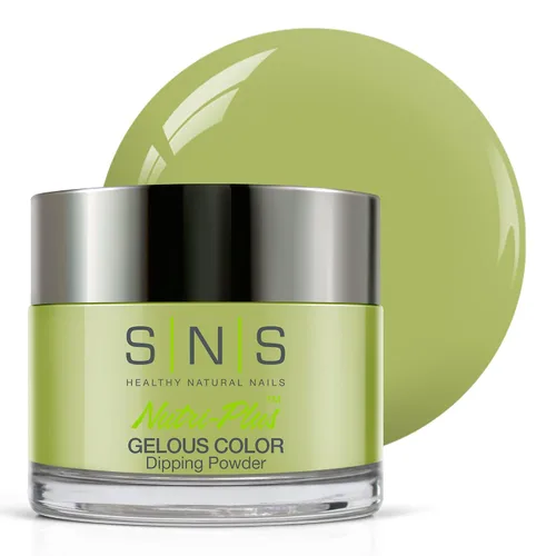 Miniatura 33 de SNS Polvo de inmersión de uñas, polvo de inmersión de color geloso, rosa brillante (rojo/magenta, brillante), color de uñas acrílico de larga