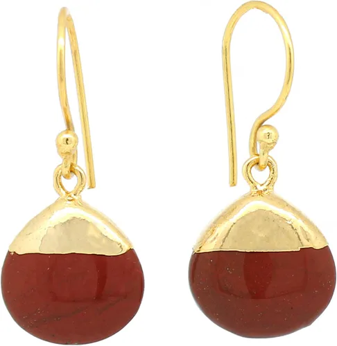 Miniatura 20 de Gempires - Pendiente de gancho de pera natural, pendiente de meditación, joyería hecha a mano, regalo para ella