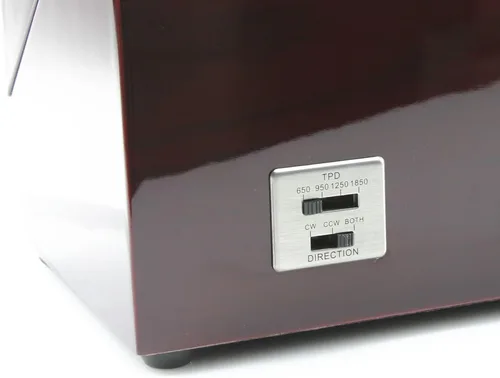 Miniatura 4 de Heiden Bobinadora de reloj doble de doble alimentación en madera de cerezo, Japonés