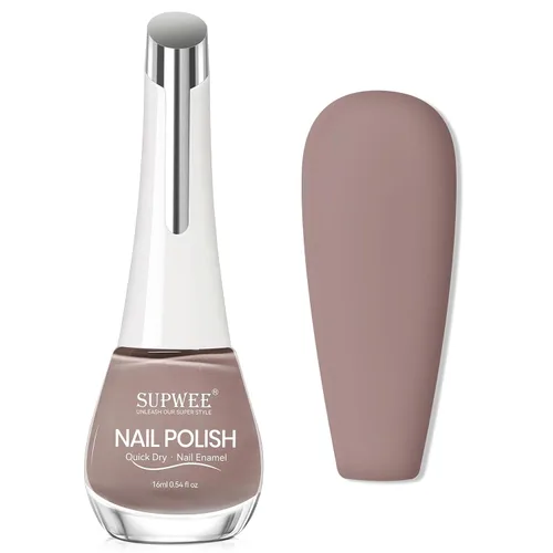 Miniatura 11 de Esmalte de uñas nude de secado rápido, 0.63 onzas líquidas, esmalte de uñas regular de secado rápido, esmalte de uñas de alto brillo para otoño