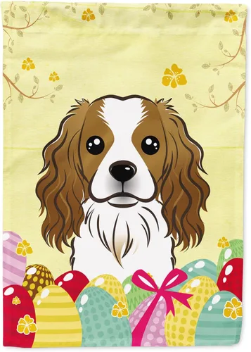 Miniatura 55 de Caroline's Treasures BB1920CHF - Bandera de caza de huevos de Pascua con diseño de bulldog francés, para casa, gran porche, para colgar en la pared