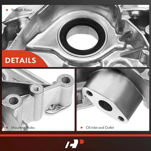 Miniatura 5 de A-Premium Bomba de aceite de volumen estándar con junta compatible con Dodge Ram 50 1990-1991, Raider 1989 y Mitsubishi Mighty Max 1990-1994