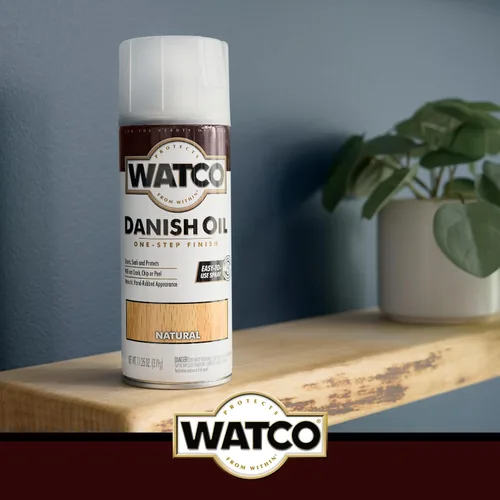 Miniatura 5 de Watco Aceite Danés Acabado para Madera en Aerosol, 11.25 oz, Natural