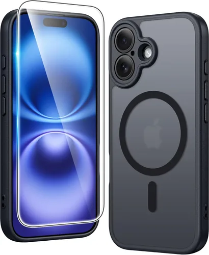 Miniatura 745 de FNTCASE Funda para iPhone 13 Pro-Max: Fundas magnéticas transparentes compatibles con Magsafe Slim anti amarillamiento protección contra caídas