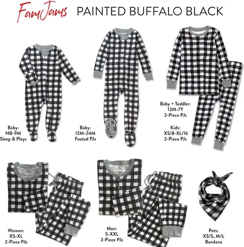 Miniatura 3 de HonestBaby - Pijama familiar navideña de algodón orgánico