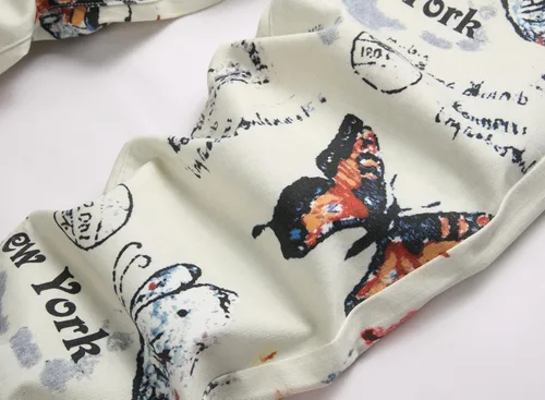 Miniatura 150 de Baylvn - Pantalones de mezclilla entallados y estampados para hombre con corte recto
