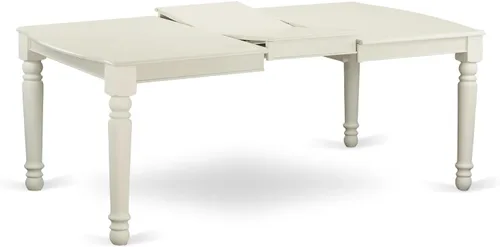Miniatura 4 de East West Furniture SHDA5-WHI-13 - Juego de cocina de 5 piezas, incluye una mesa de comedor redonda con pedestal y 4 sillas Parson tapizadas de tela