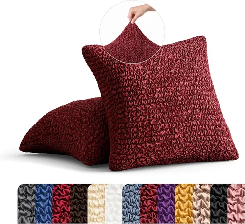 PAULATO BY GA.I.CO. Funda para sillón, sofá, desmontable, para muebles, elástica, de doble vista, colección Microfibra Borgoña