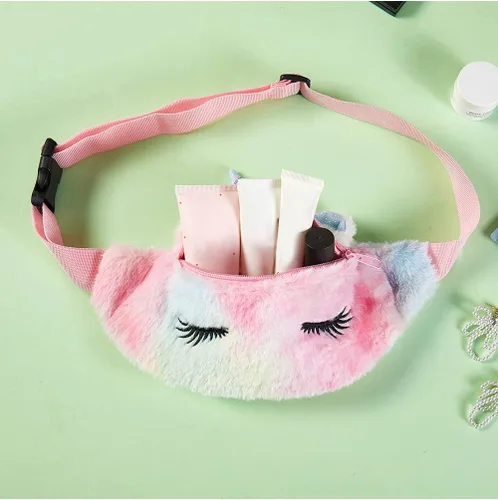 Miniatura 6 de Riñonera para niñas, bolsa de cintura de unicornio para niñas, bolsa cruzada para cinturón, bonita bolsa de cintura de viaje para niños, regalo