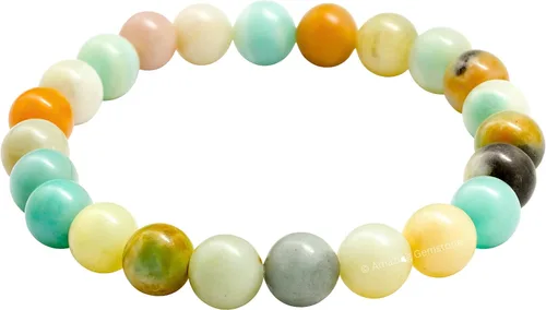 Miniatura 349 de Amazing Gemstone Pulsera de cristal para mujeres y hombres, pulsera de cristal curativo de protección, pulsera elástica con cuentas de piedras