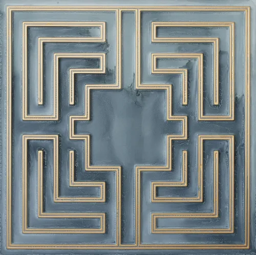 Miniatura 11 de Paneles de pared 3D para decoración estereoscópica en relieve para cafetería, club, salón, hotel, tienda, bar, 2 x 2 pies, PL25 de hierro desgastado