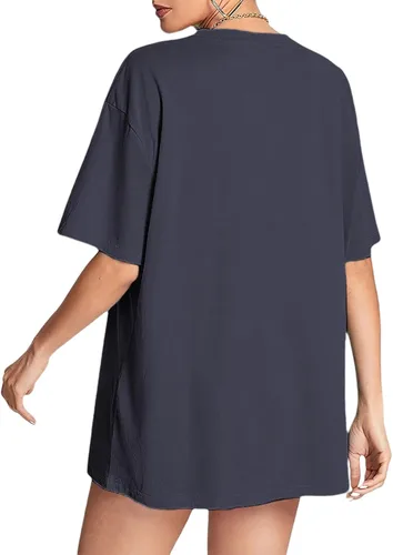 Miniatura 2 de Avanova Camiseta holgada de manga corta con estampado gráfico de sol para mujer