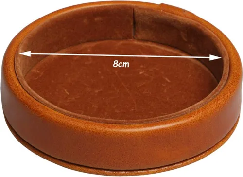 Miniatura 4 de Taza de Dados de Cuero Sintético con Tapa Incluye 6 Dados, Interior de Terciopelo Silencioso al Agitar para Dados Mentirosos Farkle Yahtzee