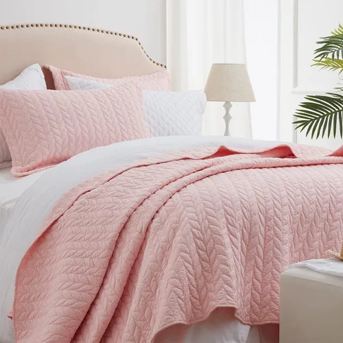 Miniatura 27 de SunStyle Home Colchas Tamaño Queen Verde Oliva, Cubrecamas Edredón Ligero, Juego de Ropa de Cama Tamaño Full Queen, Colcha Coverlet con Costuras 01