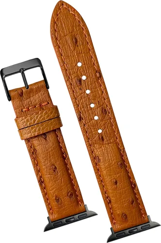 Miniatura 7 de AIIigator - Correa de reloj hecha a mano de cuero compatible con Apple Watch Ultra de 1.929 in 1.772 in 1.732 in 1.654 in 1.614 in 1.575 in 1.496 in