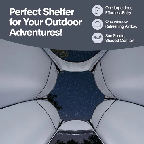 Miniatura 4 de Alvantor® Pop Up Screen Tent House Room Instant Outdoor Camping Canopy Sun Shelter Gazebo for Patio, Backyard & Deck, Privacy Tent(2-10 People