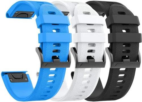 Miniatura 16 de ANCOOL para Banda de reloj Fenix 5/6/7 de 22mm de silicona suave Compatible con Garmin Fenix 5 Plus/6 Pro/8 47mm/7 Pro/Approach S60/S62