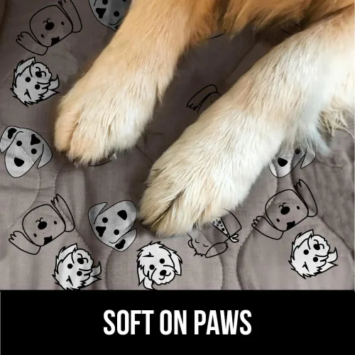 Miniatura 8 de GORILLA GRIP - Almohadillas lavables para cachorros, 18x12, alfombrilla antideslizante para jaula de perros, almohadilla impermeable de tela