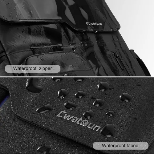 Miniatura 6 de Cwatcun Mochila para Cámara Impermeable Bolsa para Cámara, Bolsa Multifuncional de Fotografía de Viaje Estuche para Cámara con Compartimento