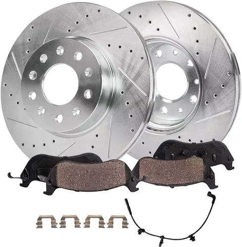 Miniatura 16 de Detroit Axle - Zapatas de freno traseras para Chrysler PT Cruiser 04-09, reemplazo de zapatas de freno semimetálicas 2004 2005 2006 2007 2008 2009